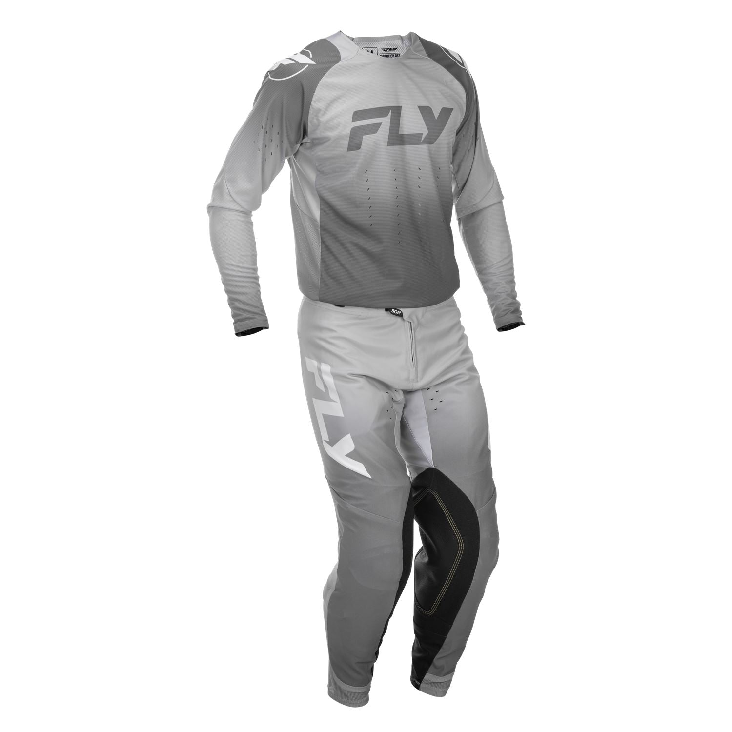 Fly Racing 2026 Motocross Combo Kit Evolution DST White Grey